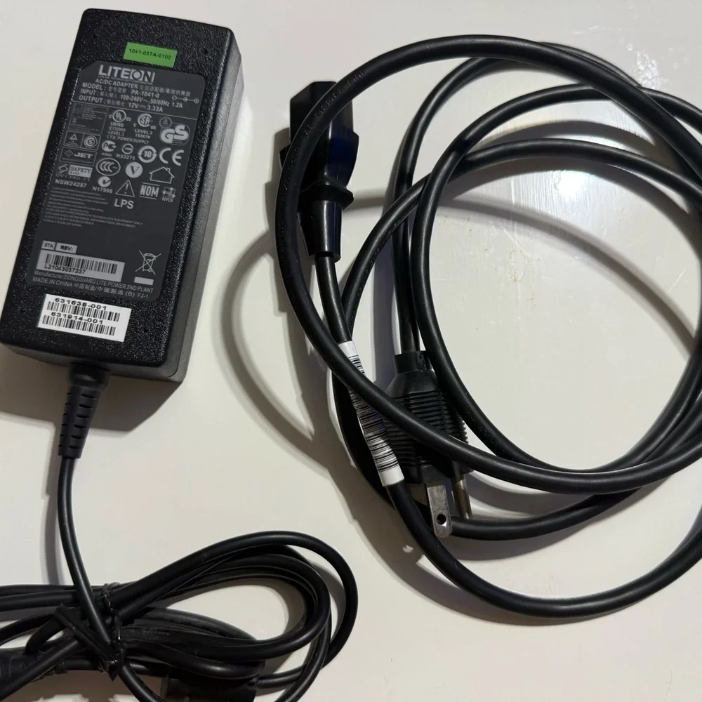 Genuine LITEON Black AC/DC Adapter